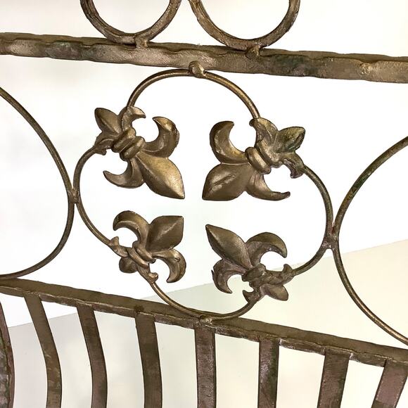 Vtg Mid Century Modern Brass Metal Magazine Newspaper Rack MCM 13.5” Wide - Picture 3 of 10